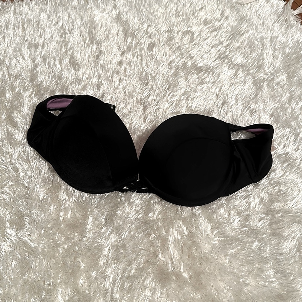 Forever 21 Black and Purple Bikini Top